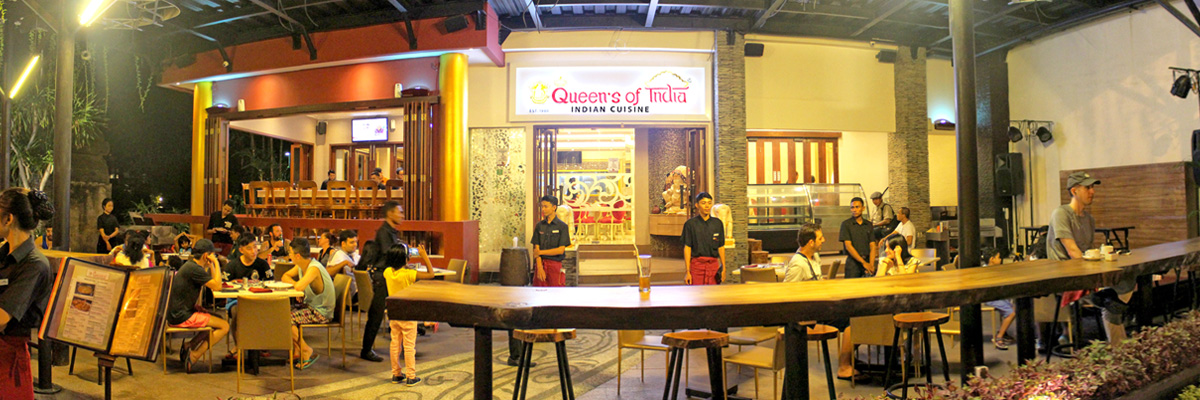 Queen’s of India Kuta Exterior Entrance
